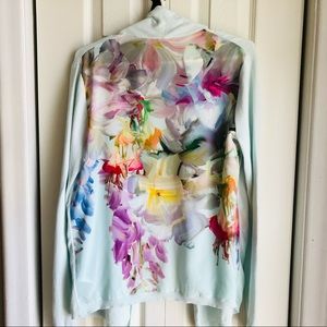 Ted Baker Floral Backprint Cardigan